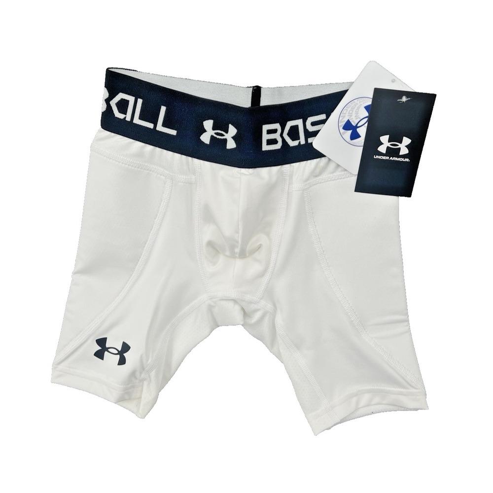 Under Armour Big Boys HeatGear Utility Pro Slider Liner Shorts Youth XS (7) NWT